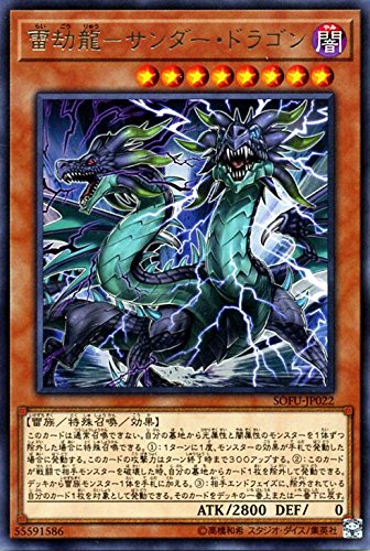 Amazon.co.jp: 遊戯王カード 雷劫龍－サンダー・ドラゴン(レア) ソウル